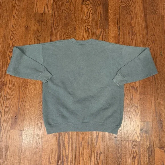 Vintage American Eagle Polo International Fleece Sweatshirt Men's L‎ Green USA